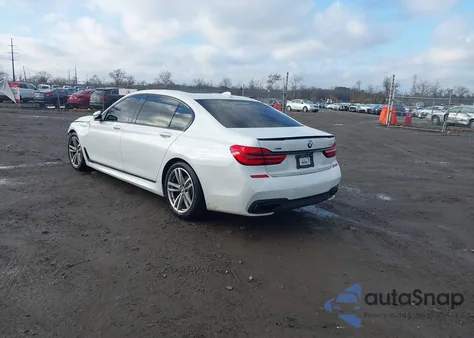 2019 BMW 740I xDrive из США, поврежденный, VIN WBA7E4C58KGV28715
